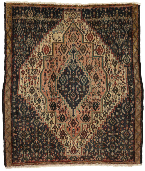 Senneh - Kurdi Persian Carpet 98x84