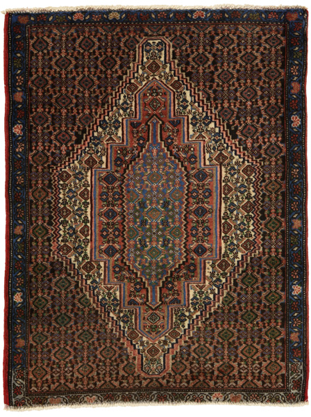 Senneh - Kurdi Persian Carpet 95x72
