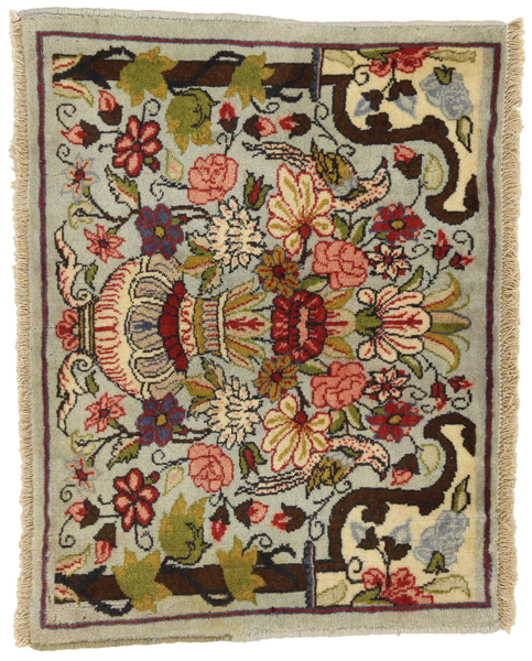 Sarouk - Farahan Persian Carpet 60x82