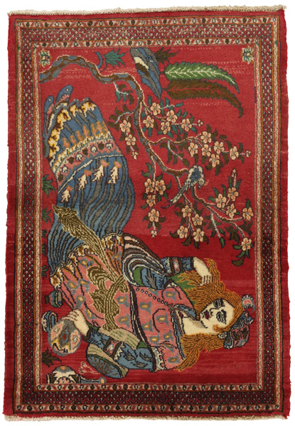 Bijar - Kurdi Persian Carpet 103x70