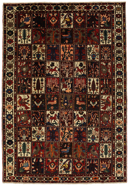 Bakhtiari - Garden Persian Carpet 303x209