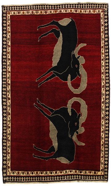 Gabbeh - Qashqai Persian Carpet 253x153