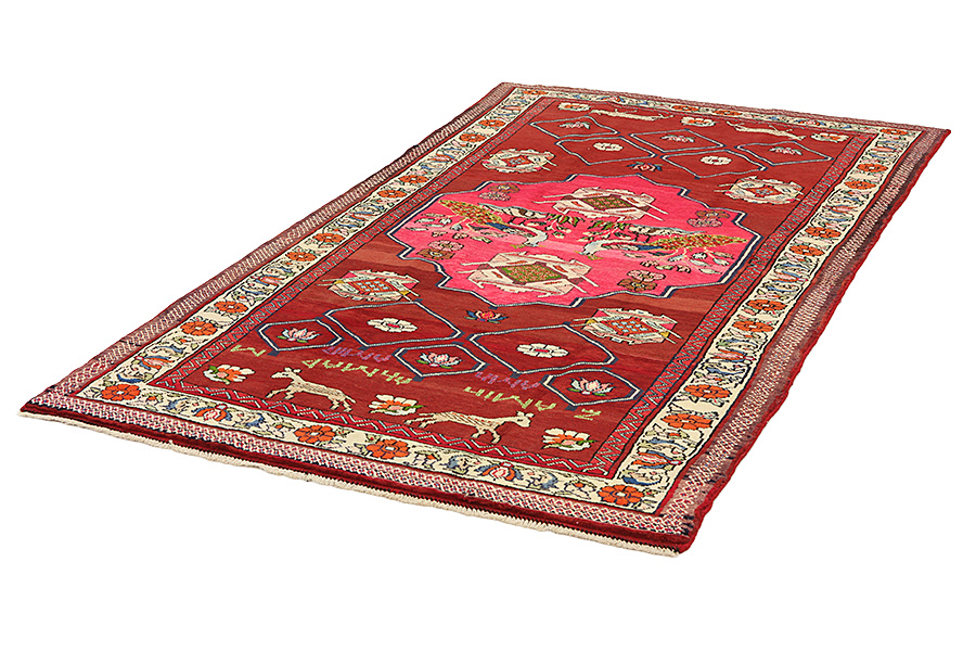 Jozan - Sarouk Persian Carpet 270x150 - Picture 2