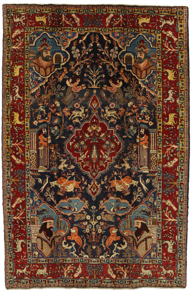 Bijar - Kurdi Persian Carpet 243x160