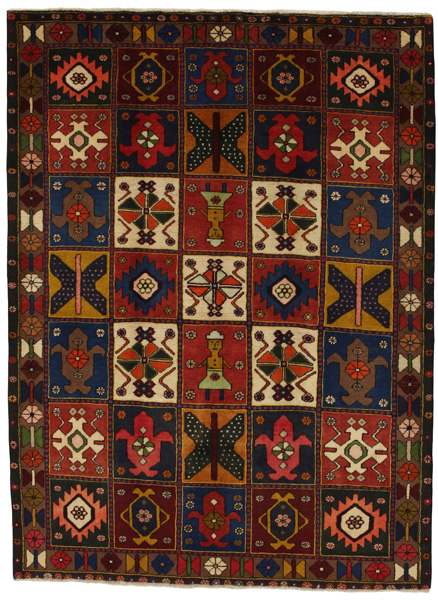 Bakhtiari Persian Carpet 203x150