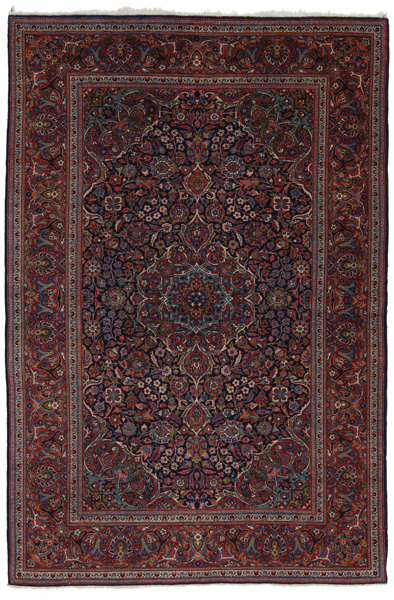 Kashan Persian Carpet 205x137