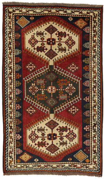 Yalameh - Qashqai Persian Carpet 160x96