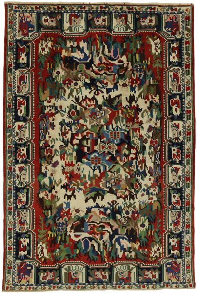 Bakhtiari Persian Carpet 226x151