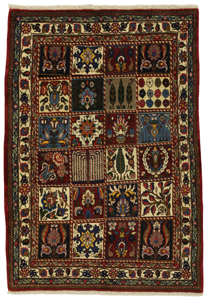 Bakhtiari Persian Carpet 154x106