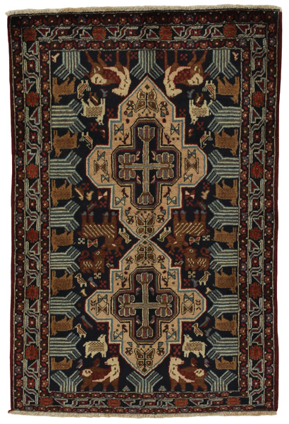 Ardebil Persian Carpet 129x88