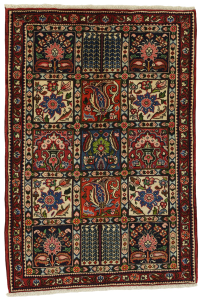 Bakhtiari Persian Carpet 145x100