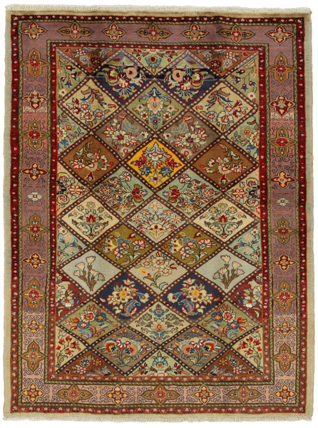 Bakhtiari Persian Carpet 190x145