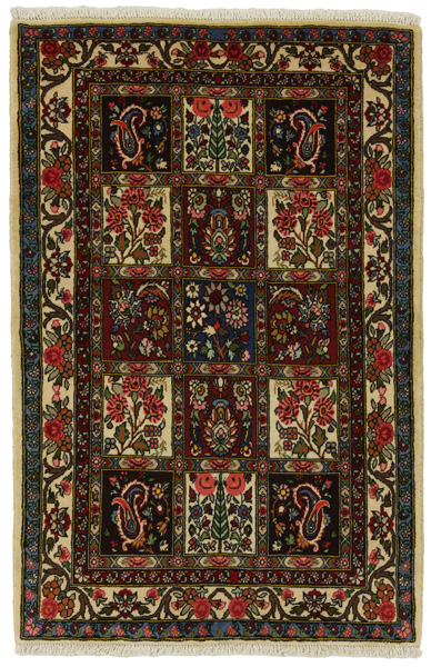 Bakhtiari Persian Carpet 158x104