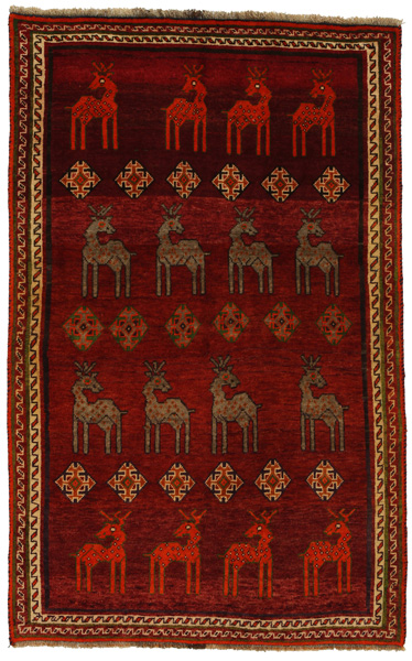 Gabbeh - Qashqai Persian Carpet 198x126