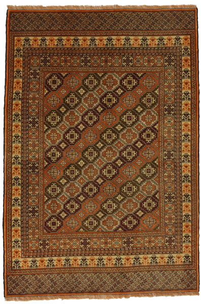 Bokhara - Turkaman Persian Carpet 184x125