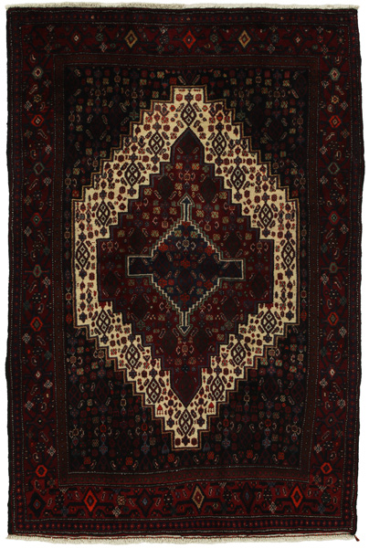 Senneh - Kurdi Persian Carpet 186x124