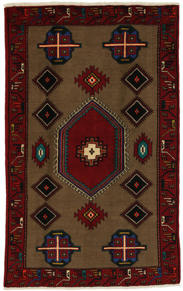 Kelardasht - Kurdi Persian Carpet 206x128