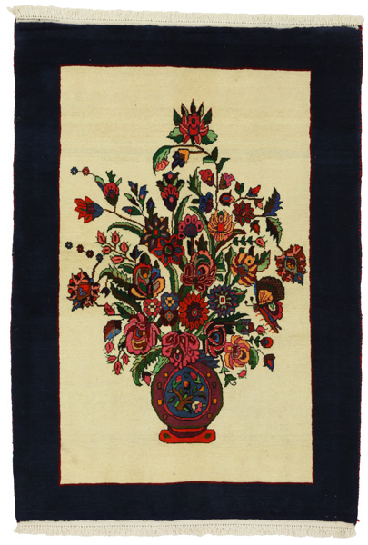 Jozan - Sarouk Persian Carpet 154x106