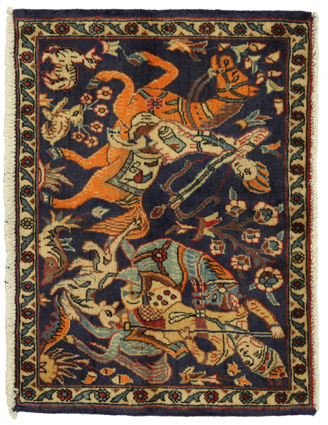 Sarouk - Farahan Persian Carpet 60x80