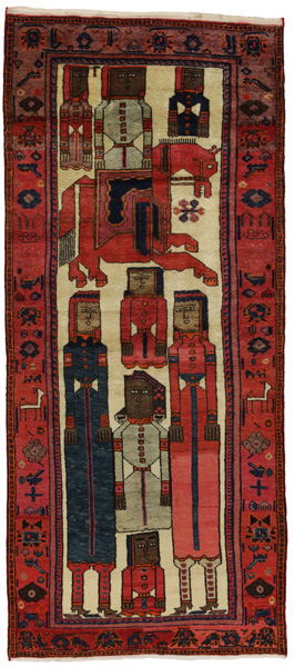 Qashqai - Bakhtiari Persian Carpet 296x130