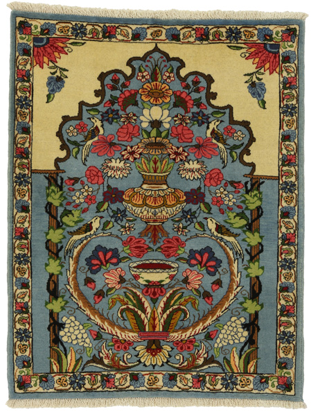 Isfahan Persian Carpet 111x87