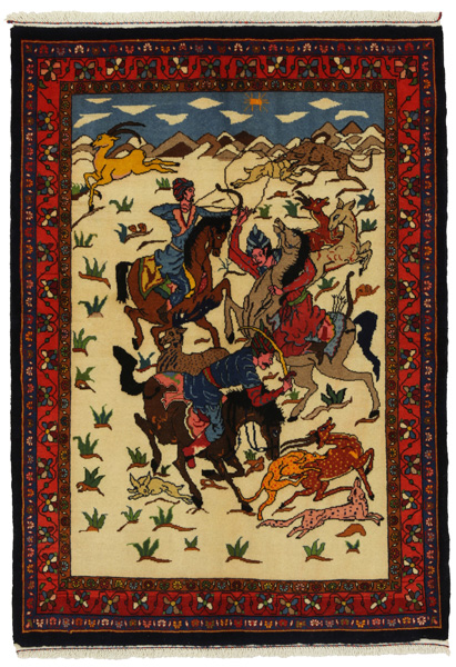 Sarouk - Farahan Persian Carpet 150x103
