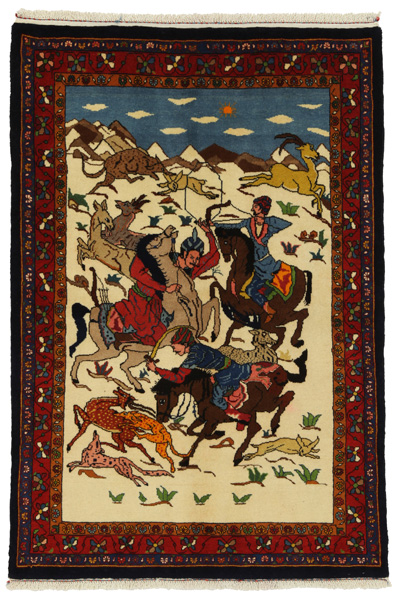 Sarouk - Farahan Persian Carpet 148x100