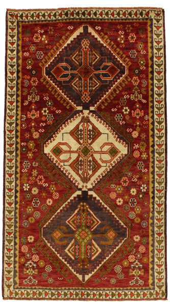 Yalameh - Qashqai Persian Carpet 187x105