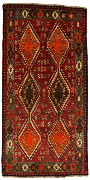 Yalameh - Qashqai Persian Carpet 253x128