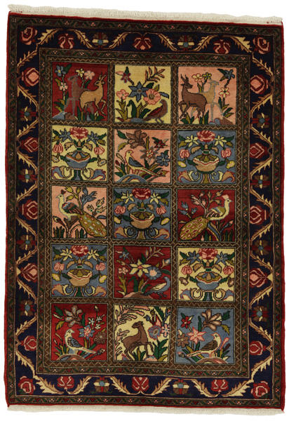 Bakhtiari Persian Carpet 148x105