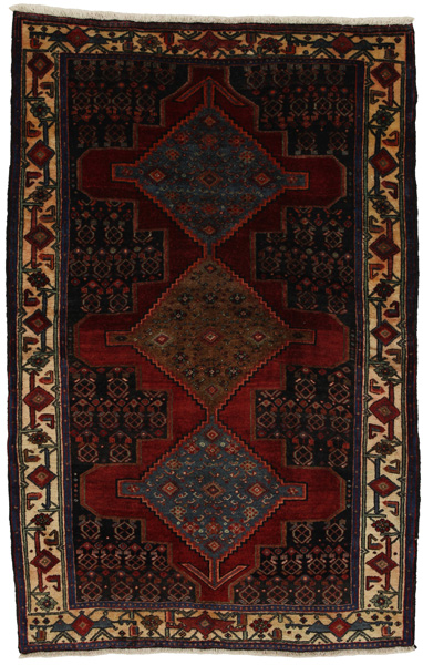 Senneh - Kurdi Persian Carpet 186x116