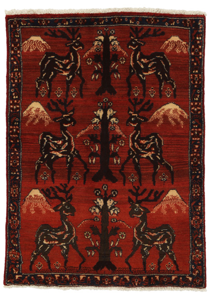 Lori - Bakhtiari Persian Carpet 129x93