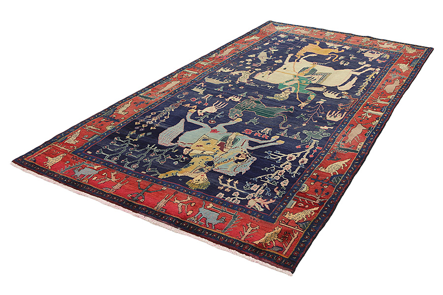 Bijar - Kurdi Persian Carpet 333x180 - Picture 2