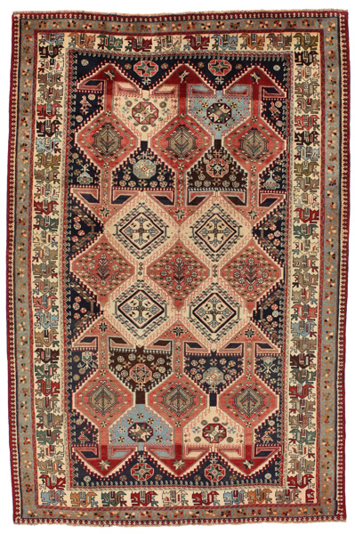 Yalameh - Qashqai Persian Carpet 306x200