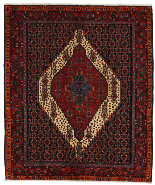 Senneh - Kurdi Persian Carpet 156x131