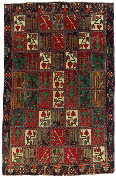 Bakhtiari - Qashqai Persian Carpet 288x188