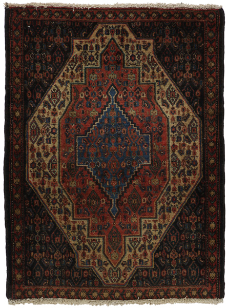 Senneh - Kurdi Persian Carpet 98x74