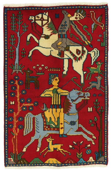 Bijar - Kurdi Persian Carpet 143x94