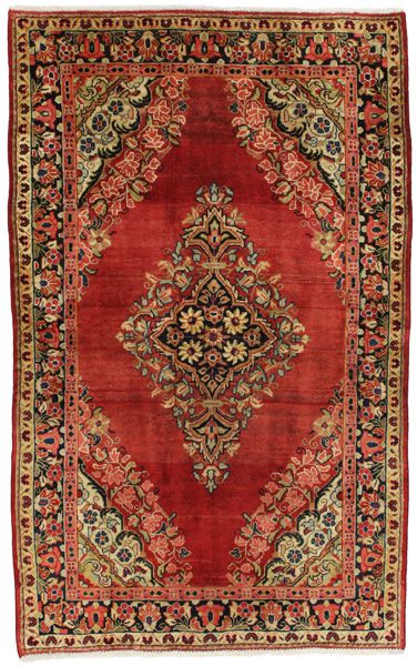 SahreBabak - Sarouk Persian Carpet 203x124