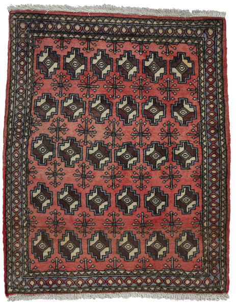 Bokhara - Turkaman Persian Carpet 90x70