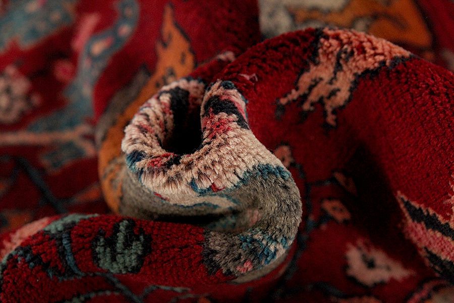 Koliai - Kurdi Persian Carpet 334x157 - Picture 6