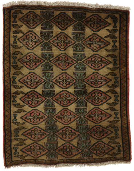 Koliai - Kurdi Persian Carpet 100x83