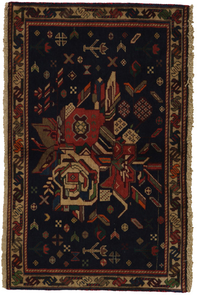 Bakhtiari Persian Carpet 56x90