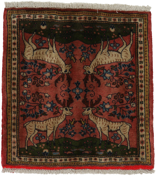 Bijar - Kurdi Persian Carpet 68x62