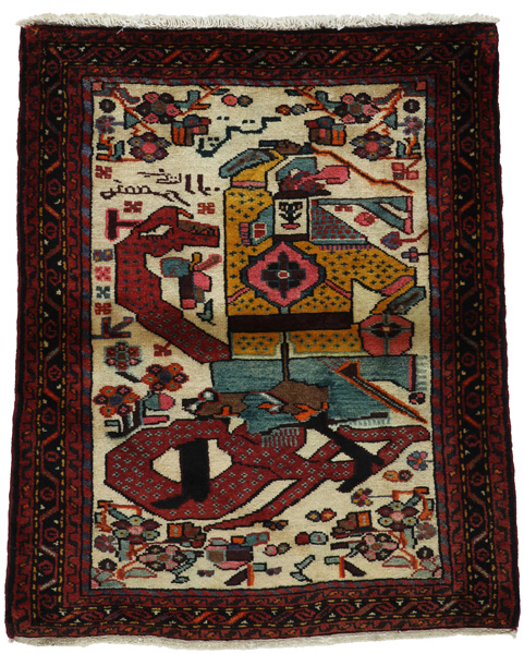 Bijar - Kurdi Persian Carpet 112x88
