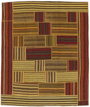Carpet Patchwork Kilim 243x204