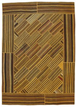 Carpet Patchwork Kilim 259x183 cm