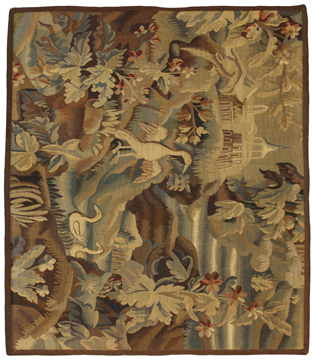 Carpet Tapestry Antique 165x190