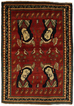 Teppich Gabbeh Qashqai 217x154 cm