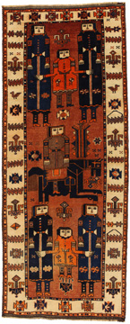 Carpet Bakhtiari Qashqai 351x140